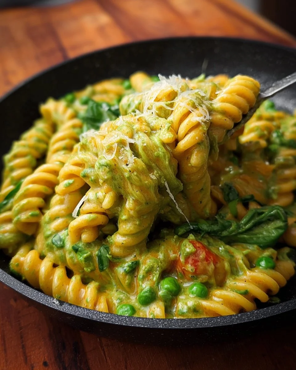 One Pot Creamy Pesto Pasta