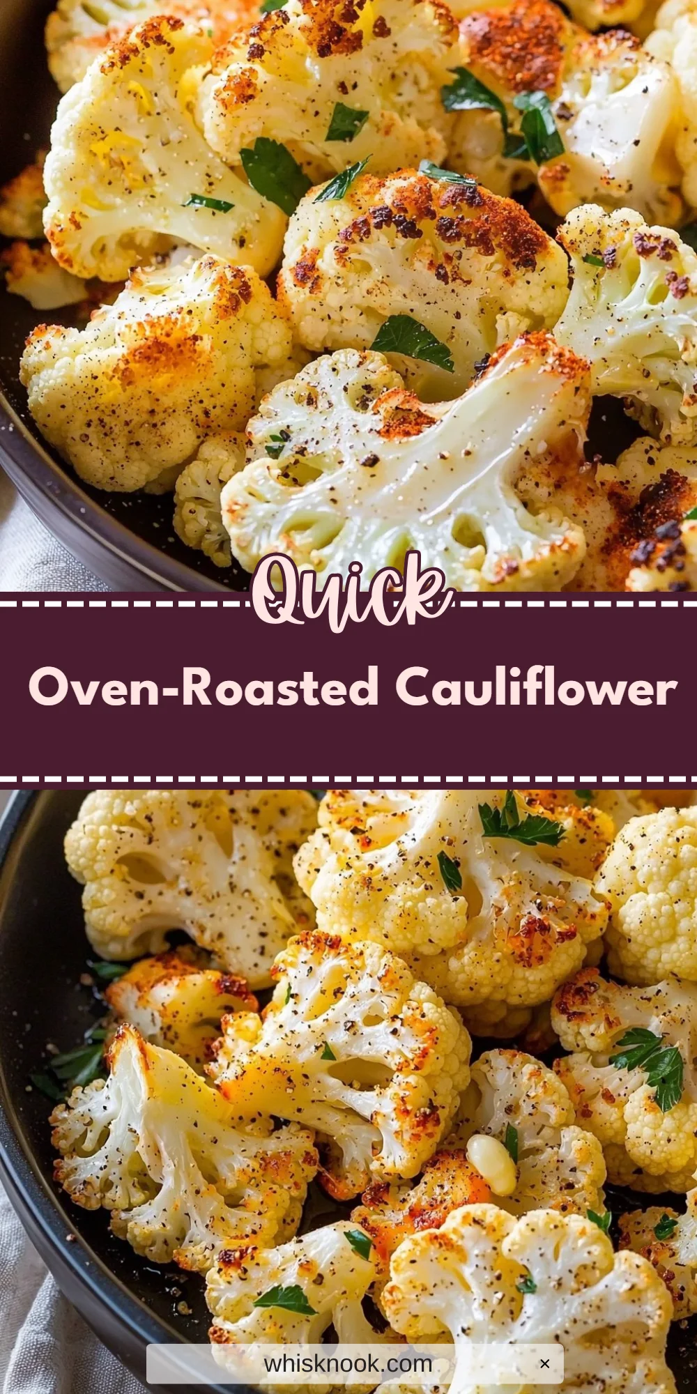 Oven-Roasted Cauliflower