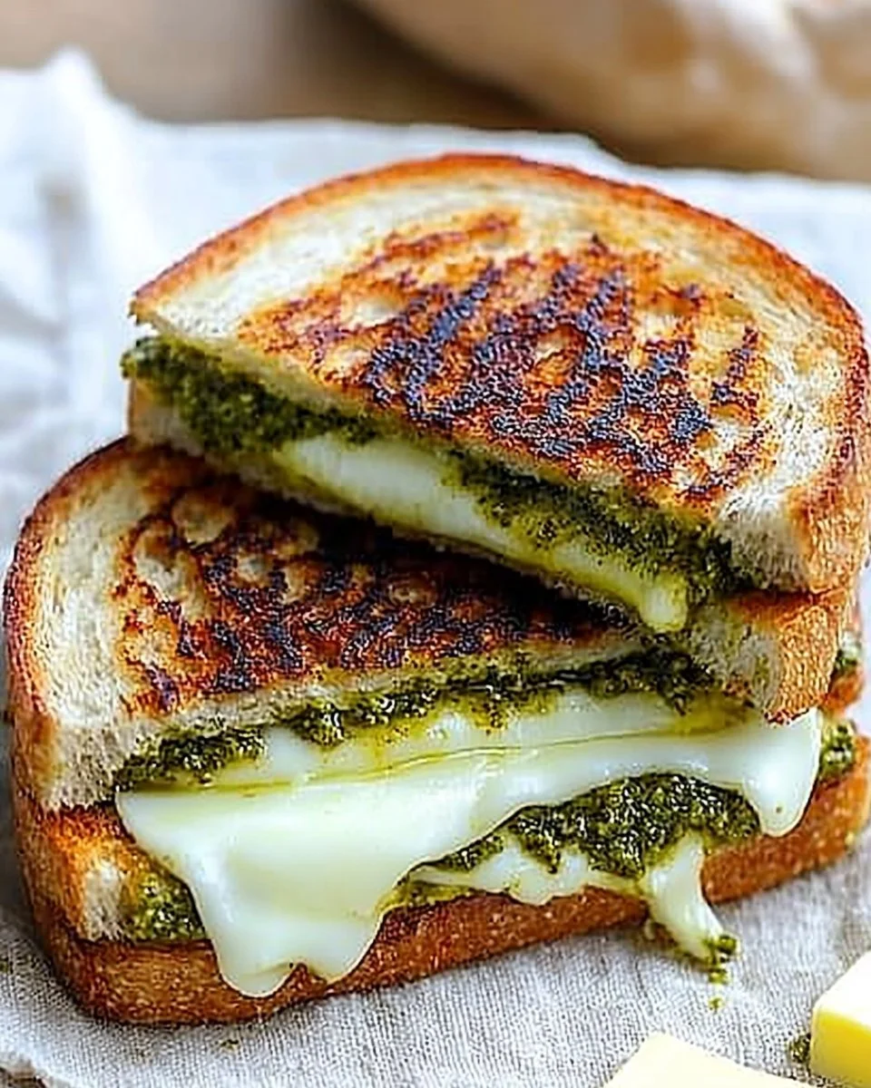 Pesto Grilled Cheese