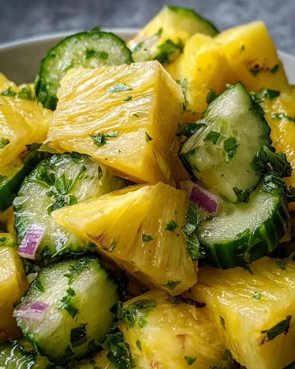 Pineapple Cucumber Salad