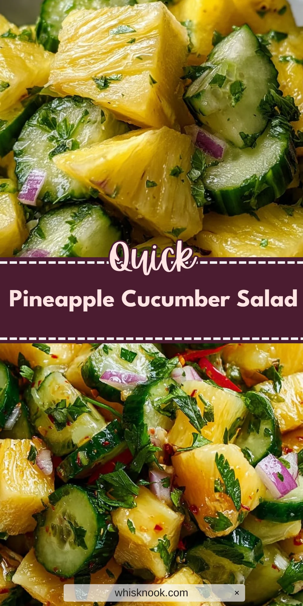 Pineapple Cucumber Salad