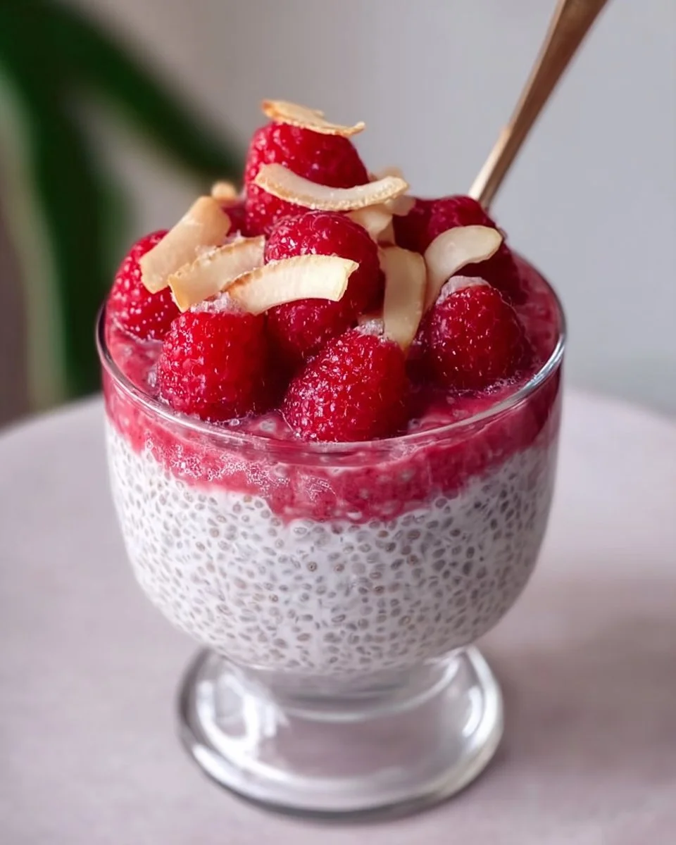 Raspberry Chia Pudding