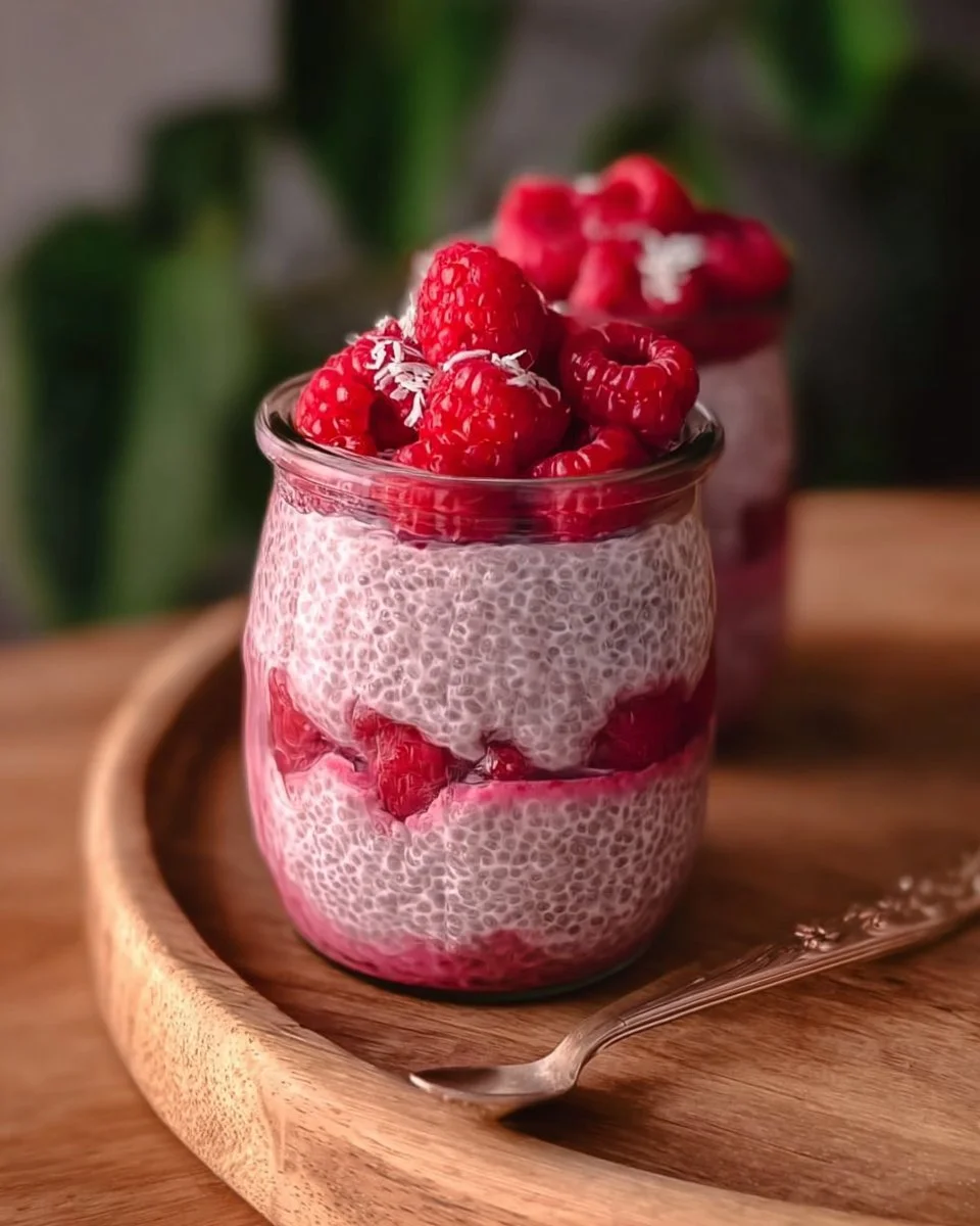 Raspberry Chia Pudding