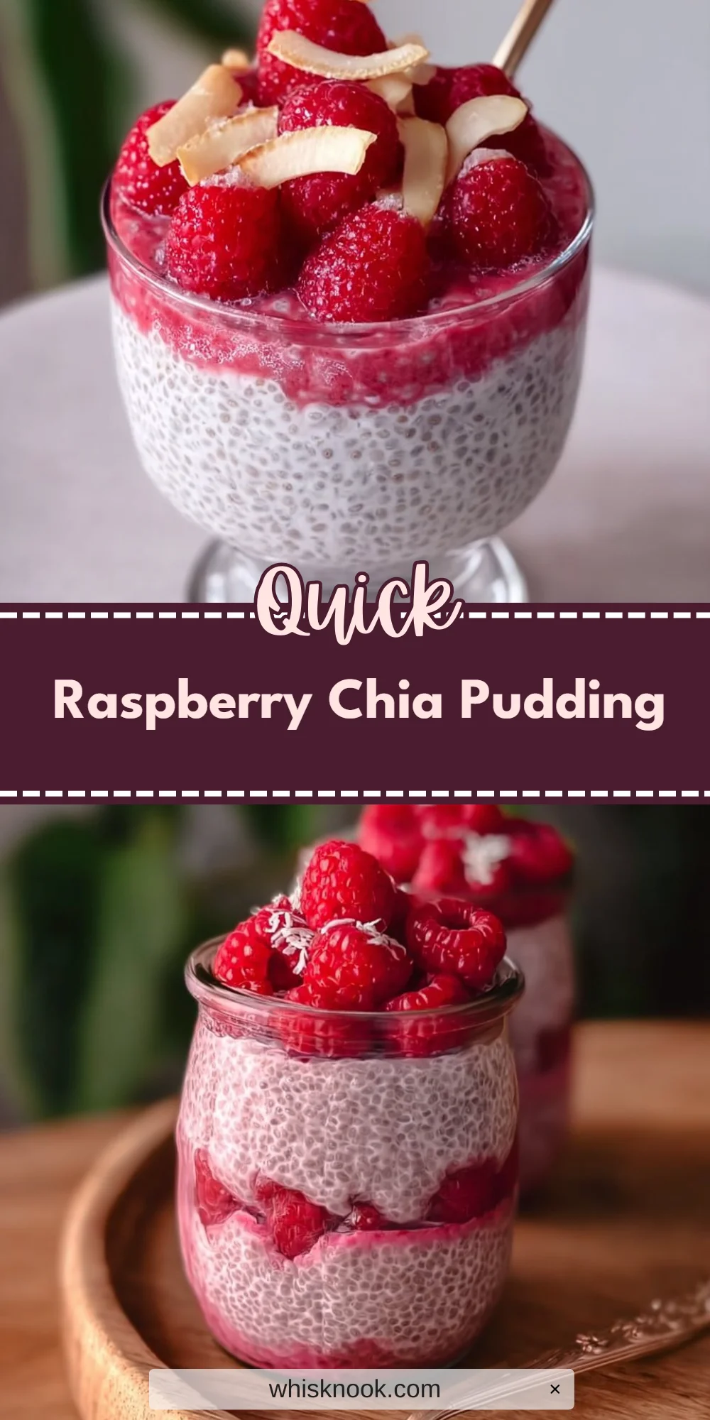 Raspberry Chia Pudding