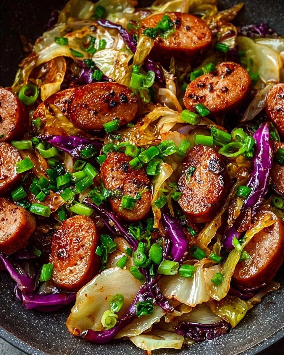 Sausage and Cabbage Stir Fry