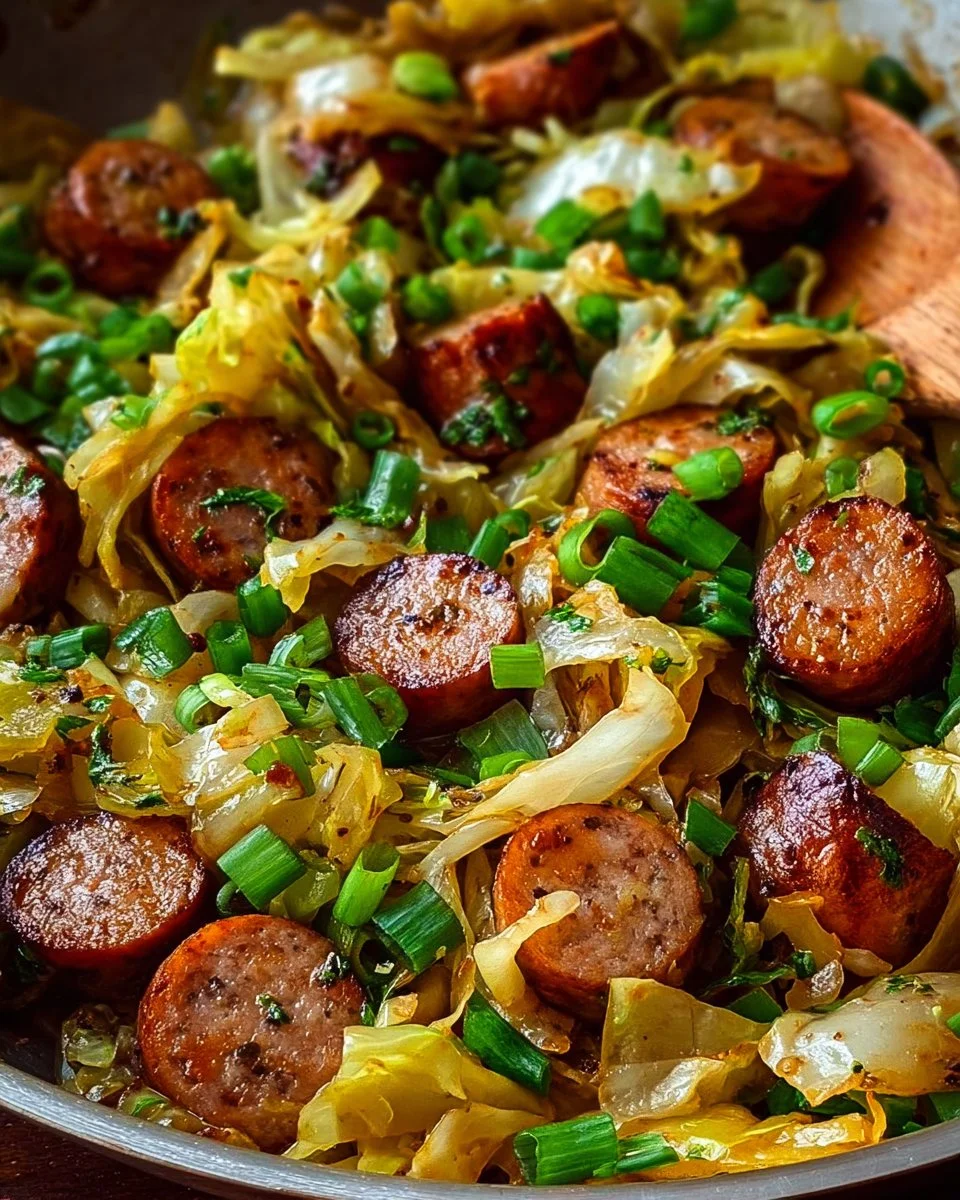Sausage and Cabbage Stir Fry