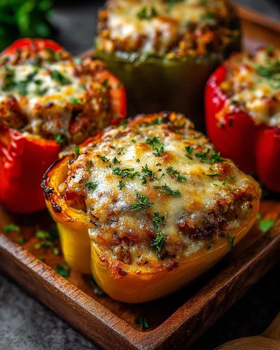 Vegetarian Stuffed Bell Peppers