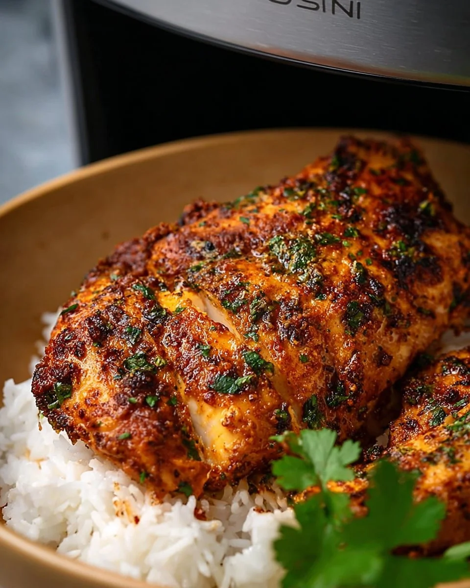 Air Fryer Garlic Butter Chicken
