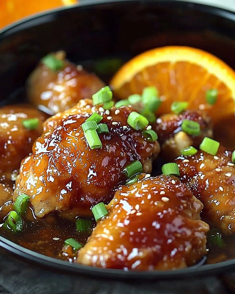 Asian Crockpot Orange Chicken