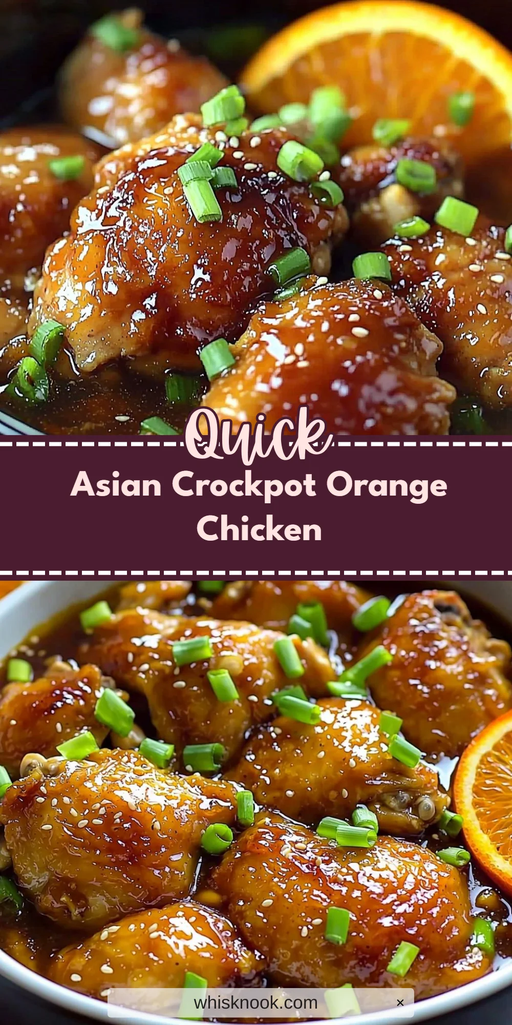 Asian Crockpot Orange Chicken