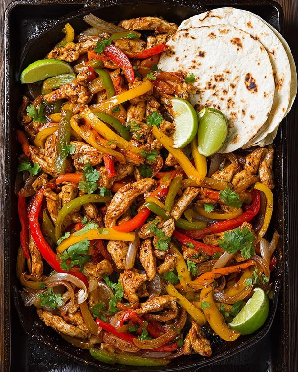 Baked Chicken Fajitas