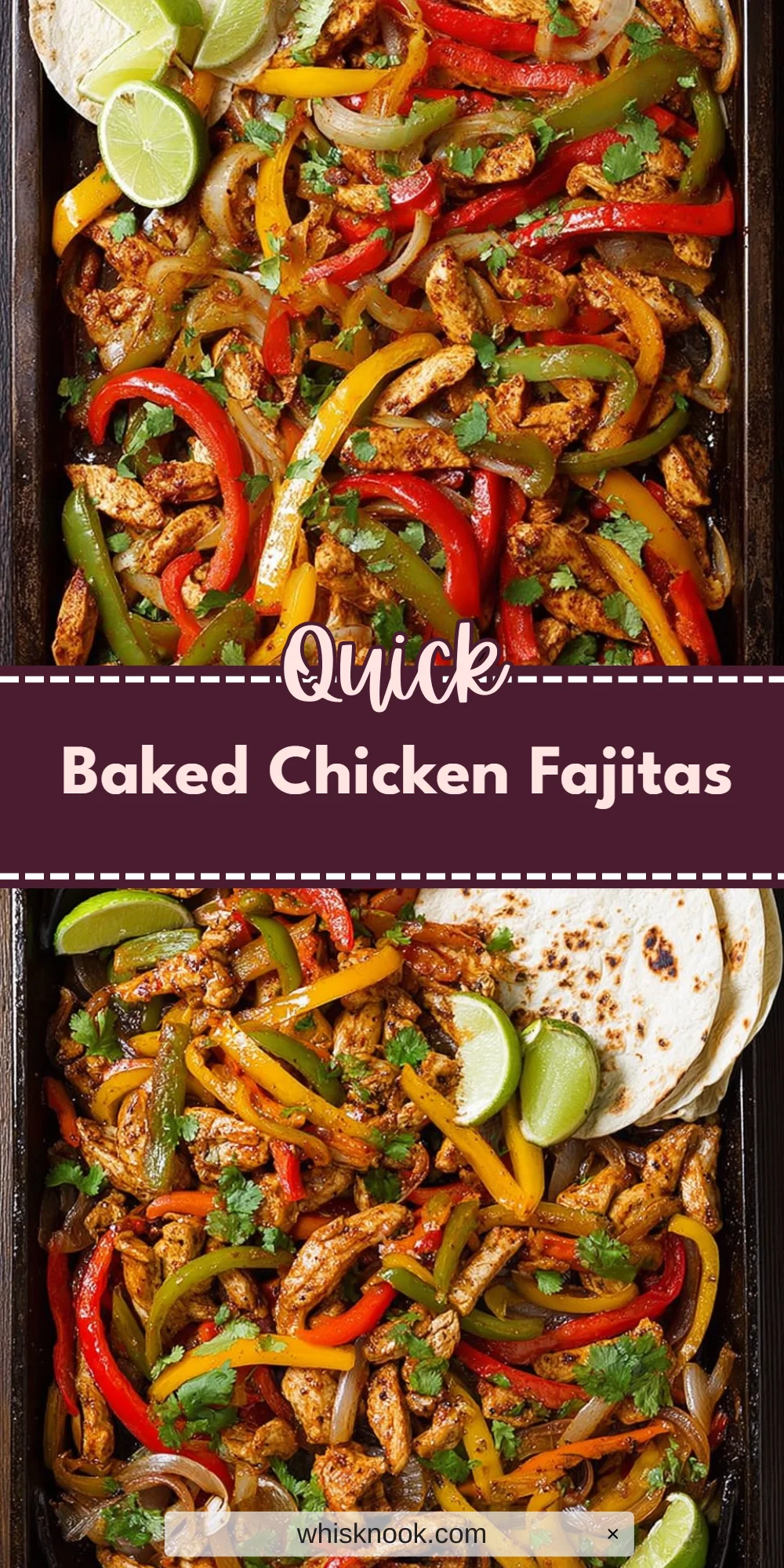 Baked Chicken Fajitas