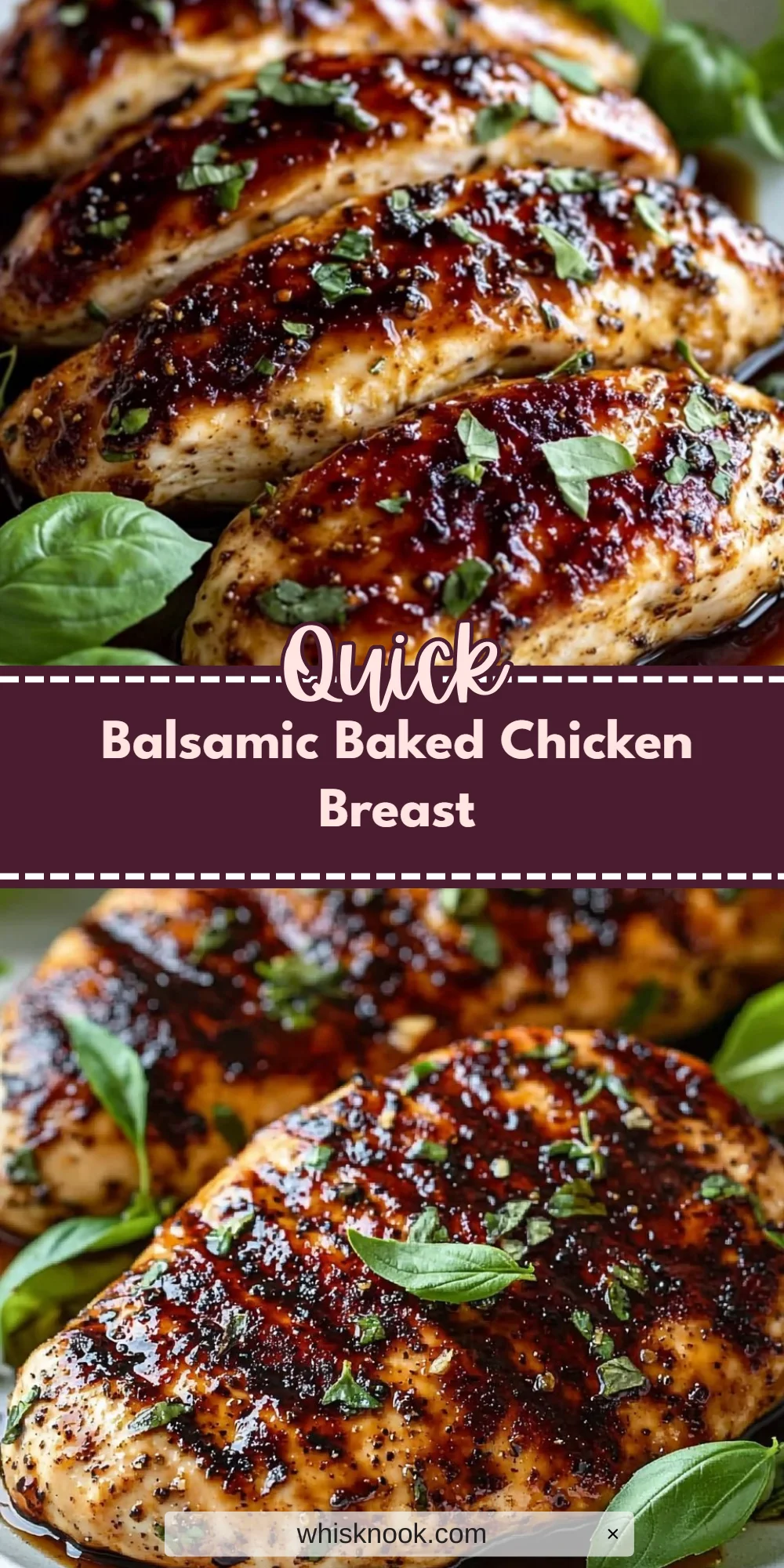 Balsamic Baked Chicken Breast