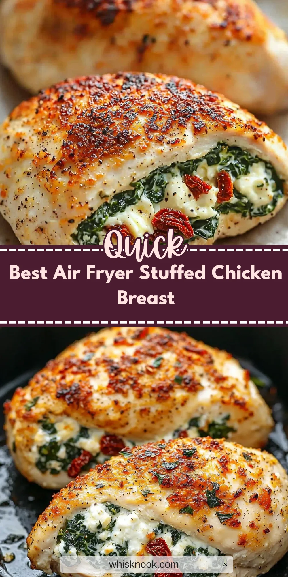 Best Air Fryer Stuffed Chicken Breast