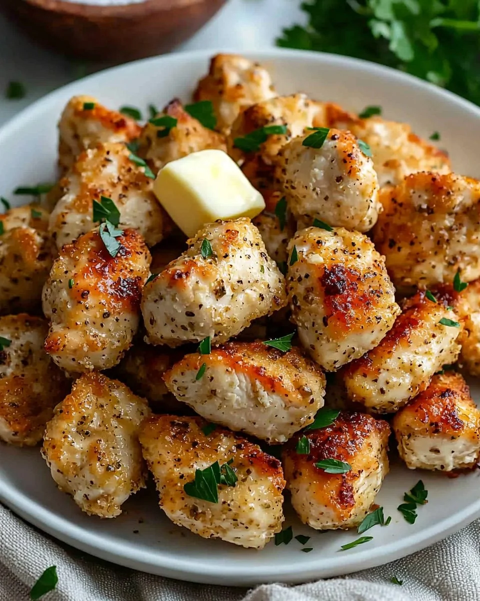 Butter Garlic Chicken Bites