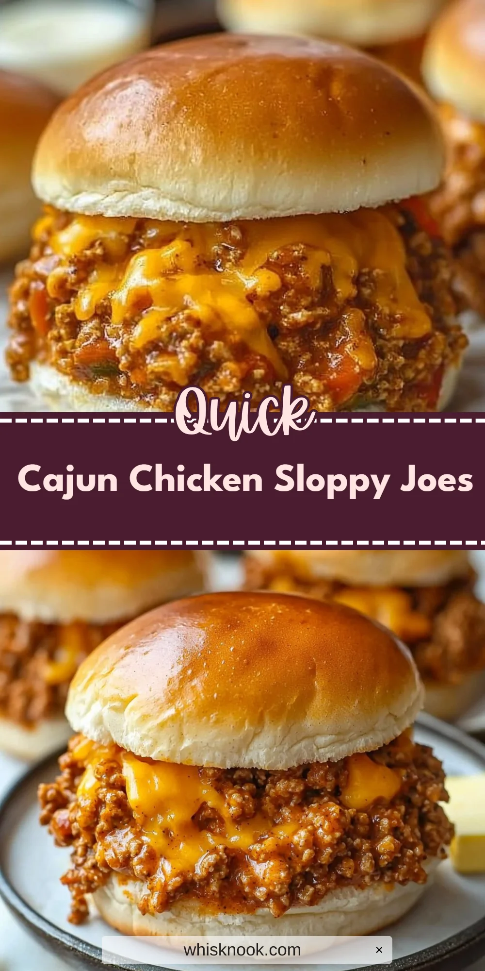 Cajun Chicken Sloppy Joes
