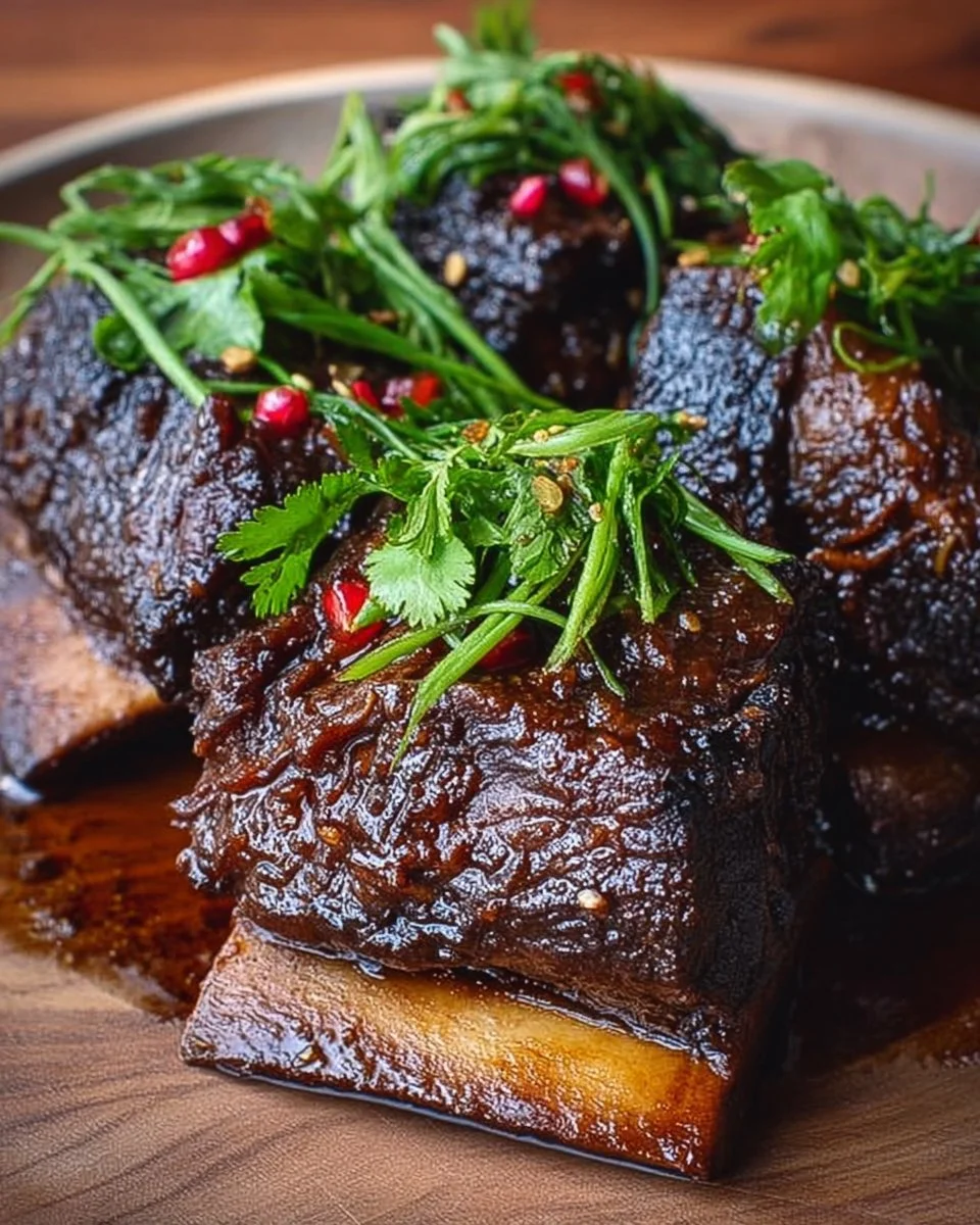 Caramelized Slow Roast Asian Beef Short Rib – Tender, Sticky & Packed with Umami