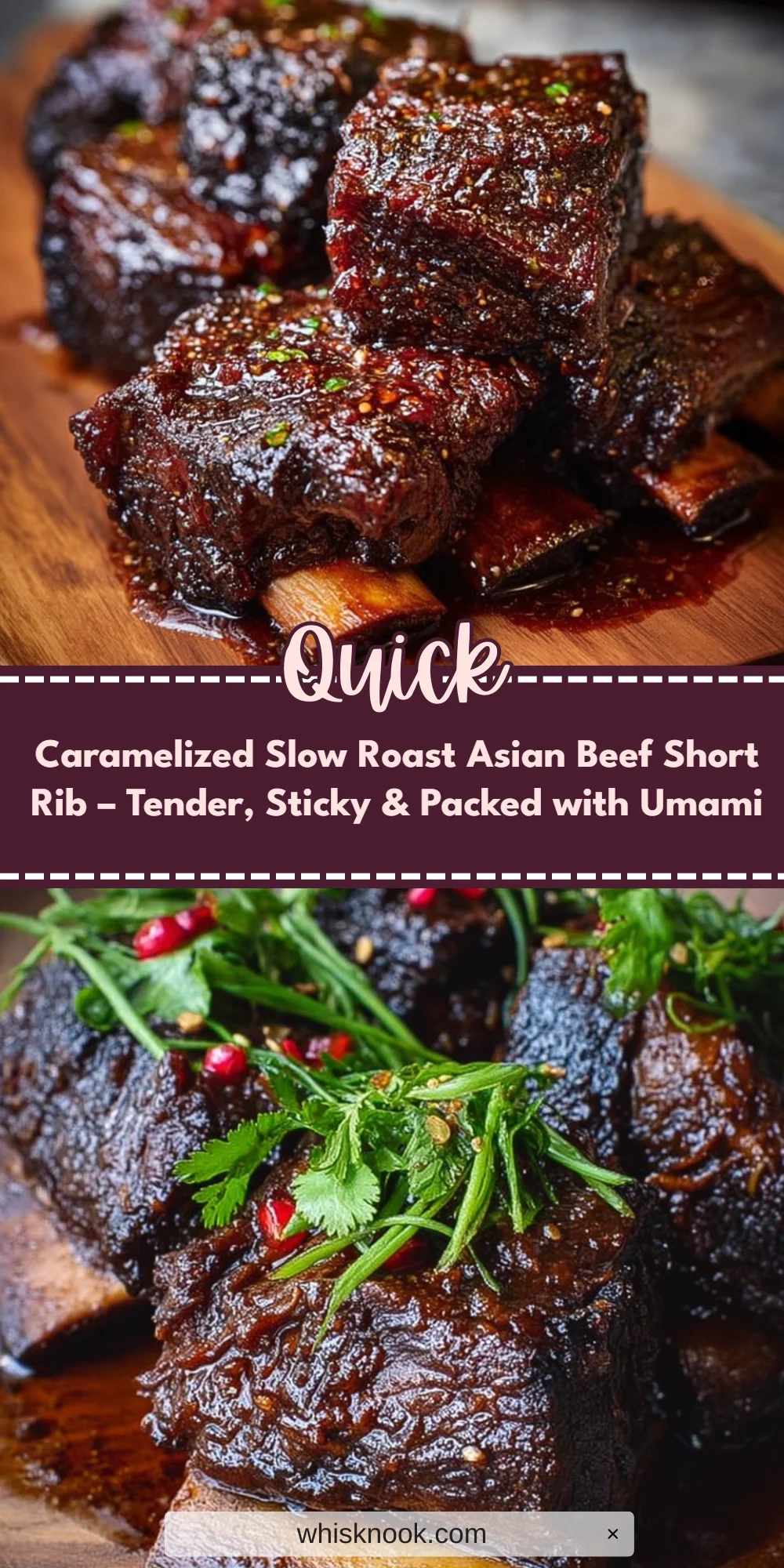 Caramelized Slow Roast Asian Beef Short Rib – Tender, Sticky & Packed with Umami