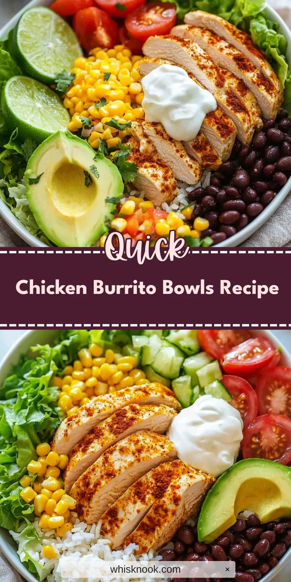 Chicken Burrito Bowls Recipe