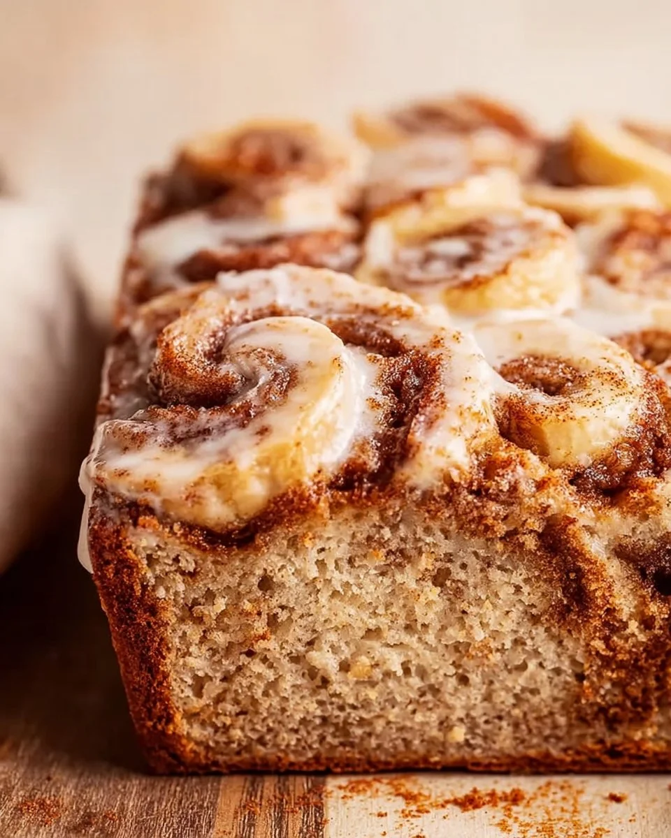 Cinnamon Swirled Banana Bread