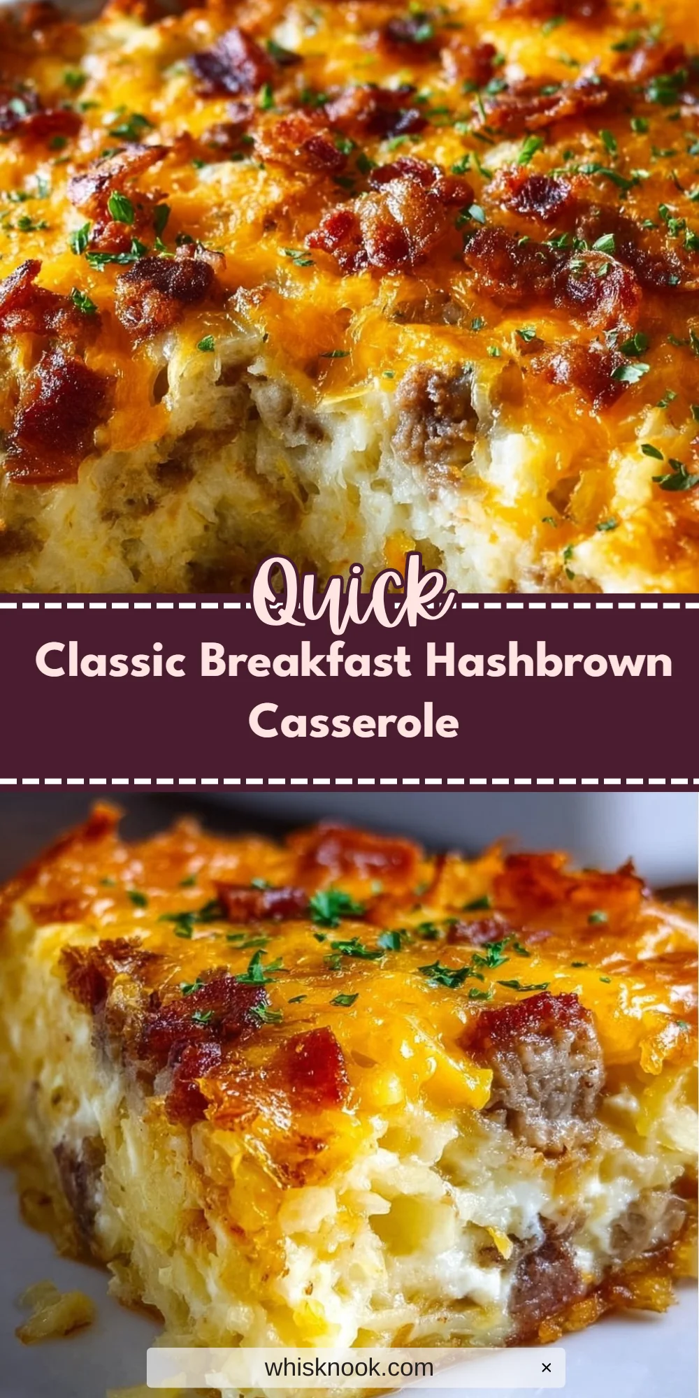 Classic Breakfast Hashbrown Casserole