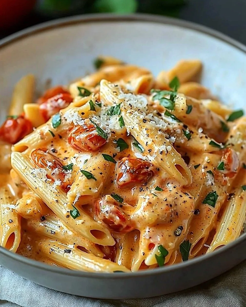 Creamy Tomato Garlic Pasta