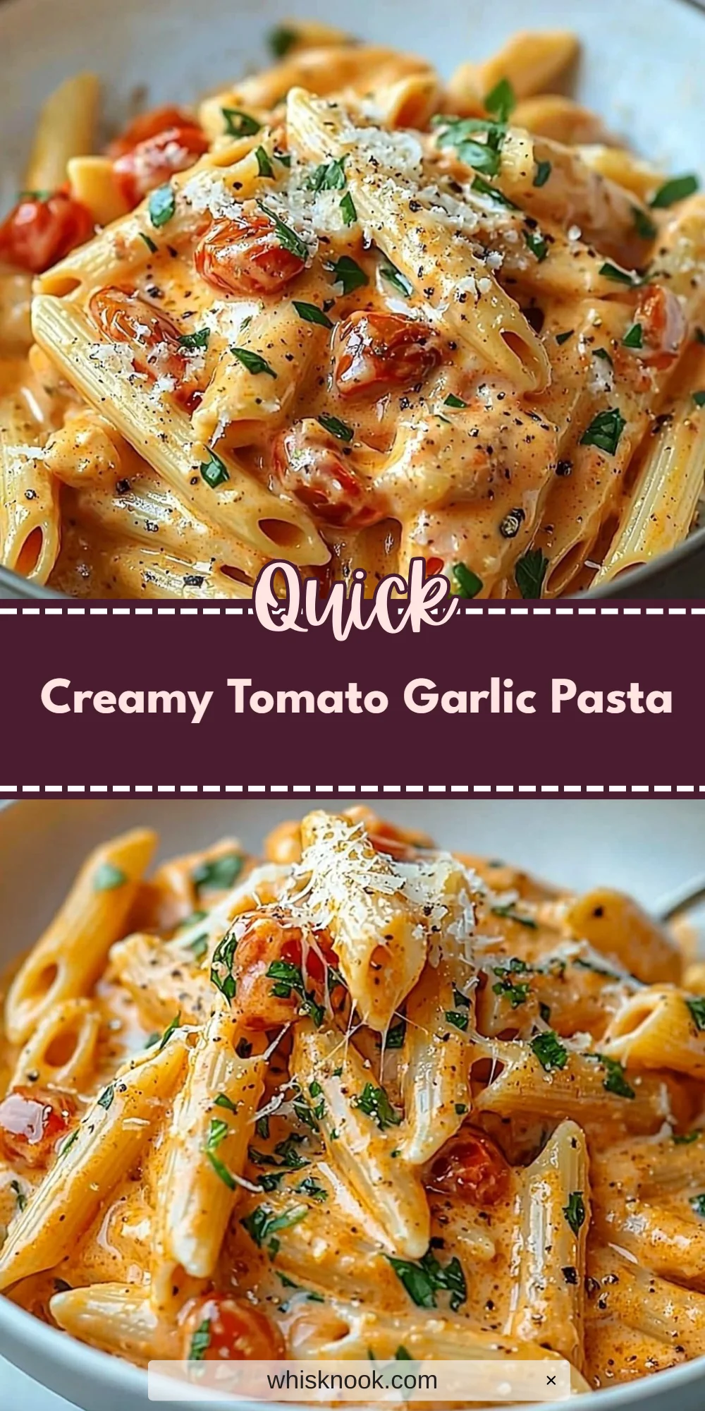 Creamy Tomato Garlic Pasta