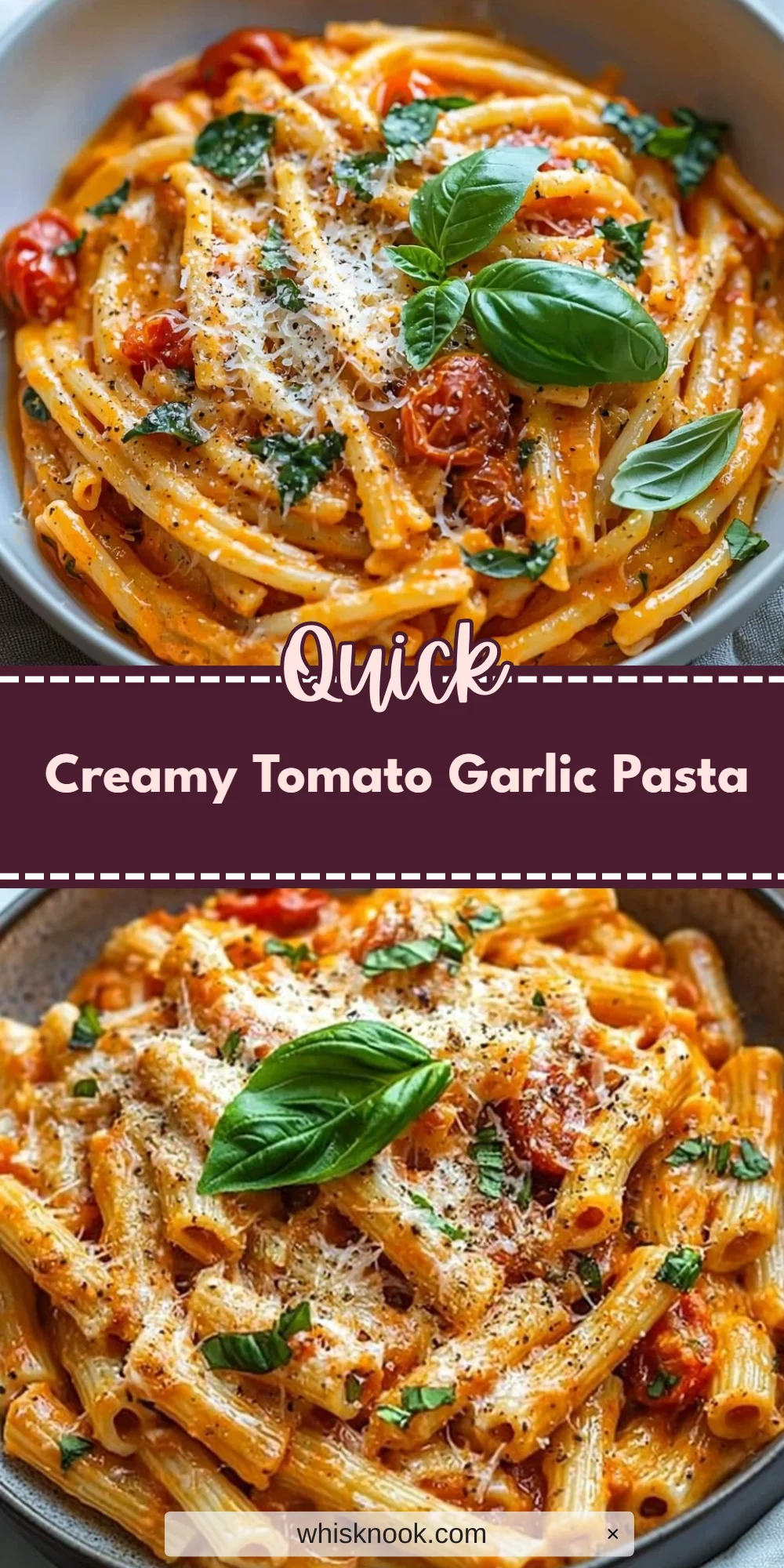 Creamy Tomato Garlic Pasta