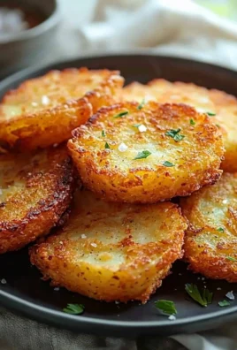 Golden crispy hash browns served in a skillet