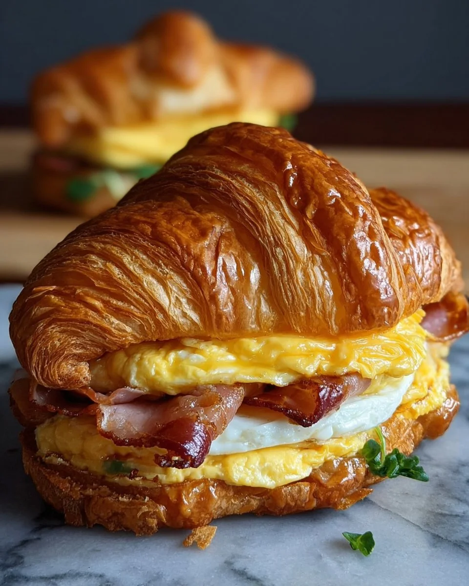 Croissant Breakfast Sandwiches