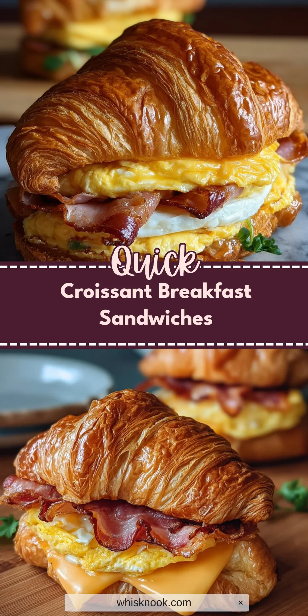 Croissant Breakfast Sandwiches