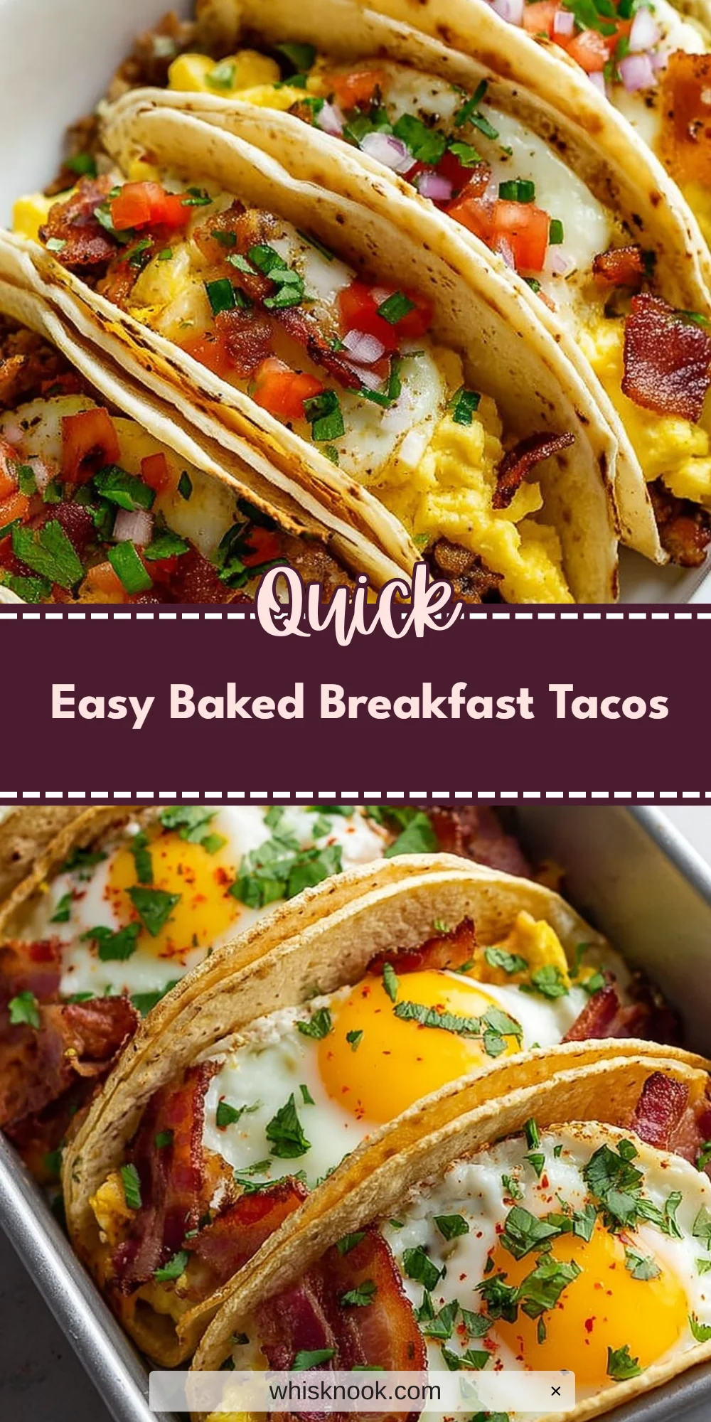 Easy Baked Breakfast Tacos