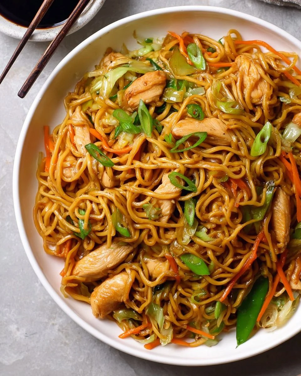 Easy Chicken Chow Mein