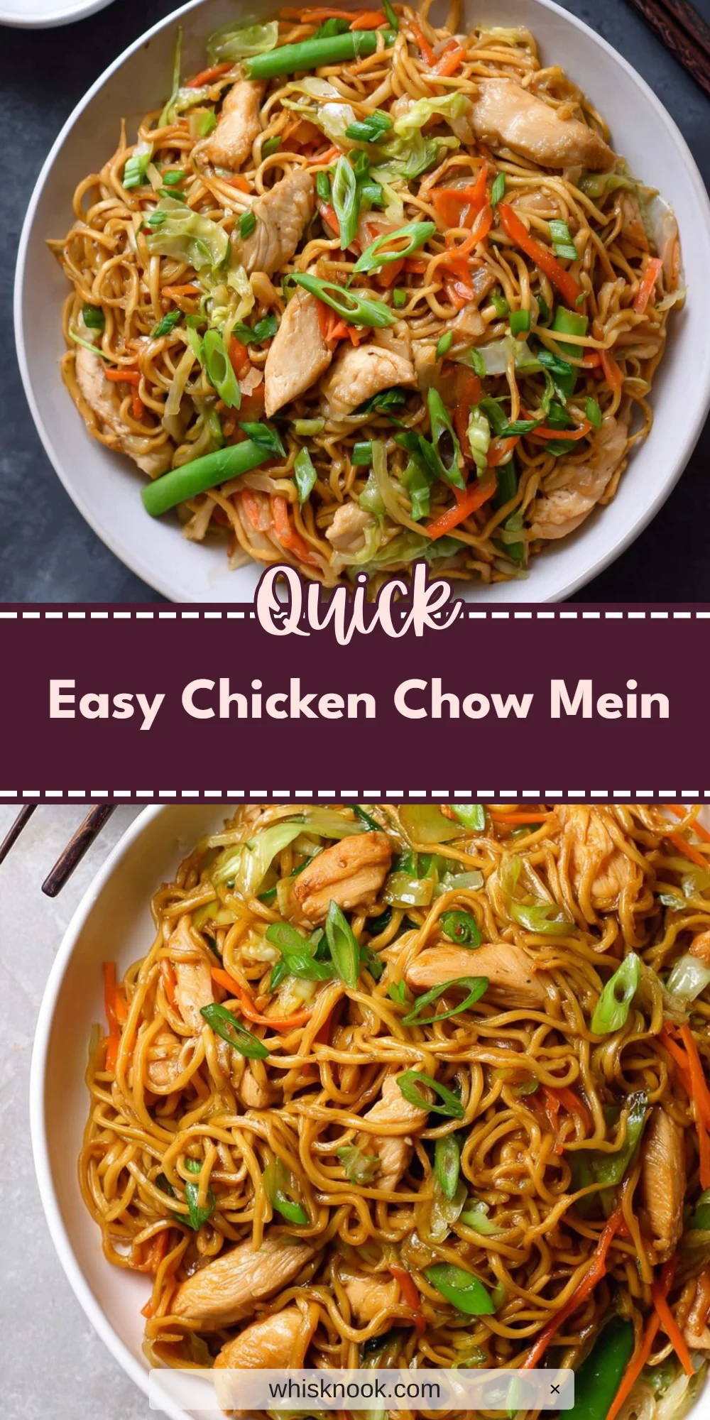 Easy Chicken Chow Mein