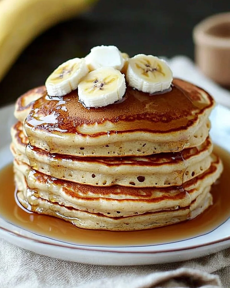 Fluffy Banana Pancakes Recipe