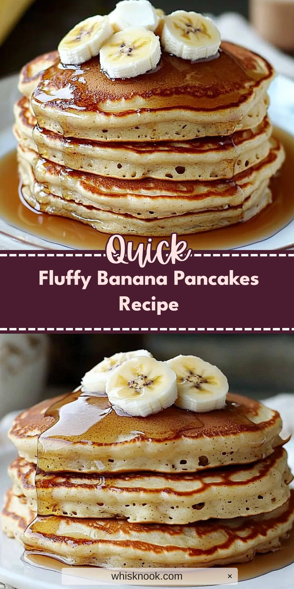 Fluffy Banana Pancakes Recipe