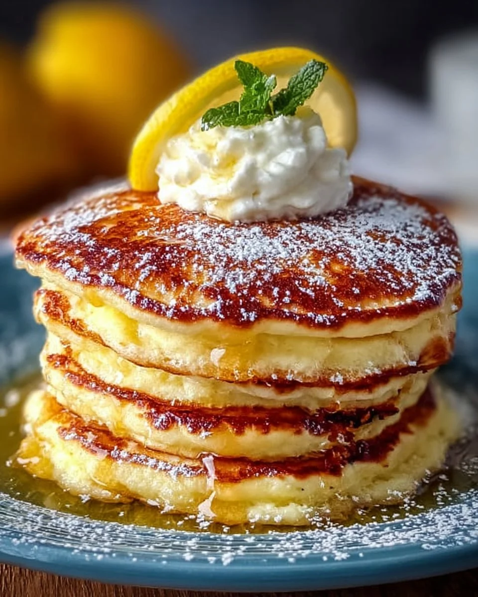 Fluffy Lemon Ricotta Pancakes