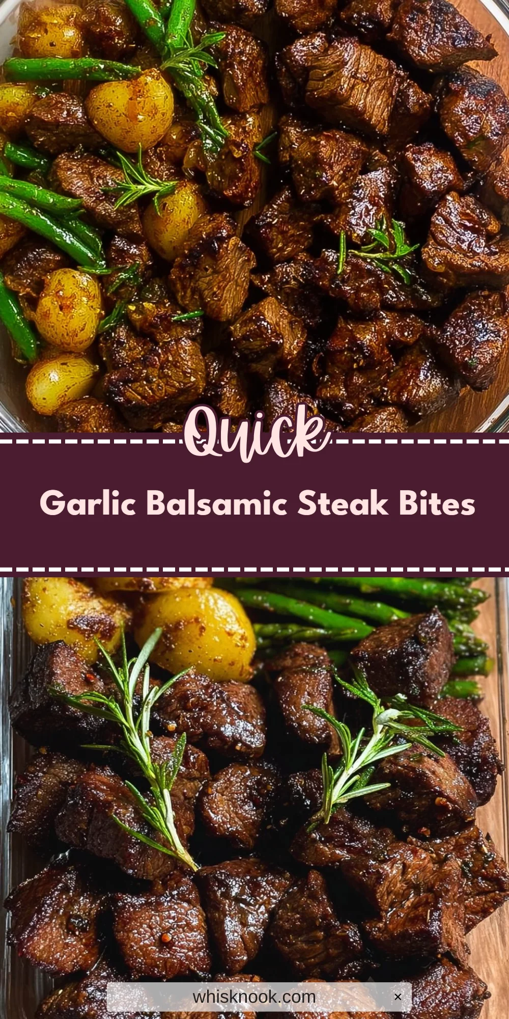 Garlic Balsamic Steak Bites