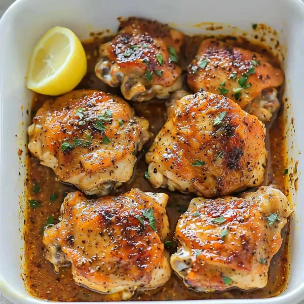 Greek chicken marinated in yogurt and spices for a Mediterranean flavor