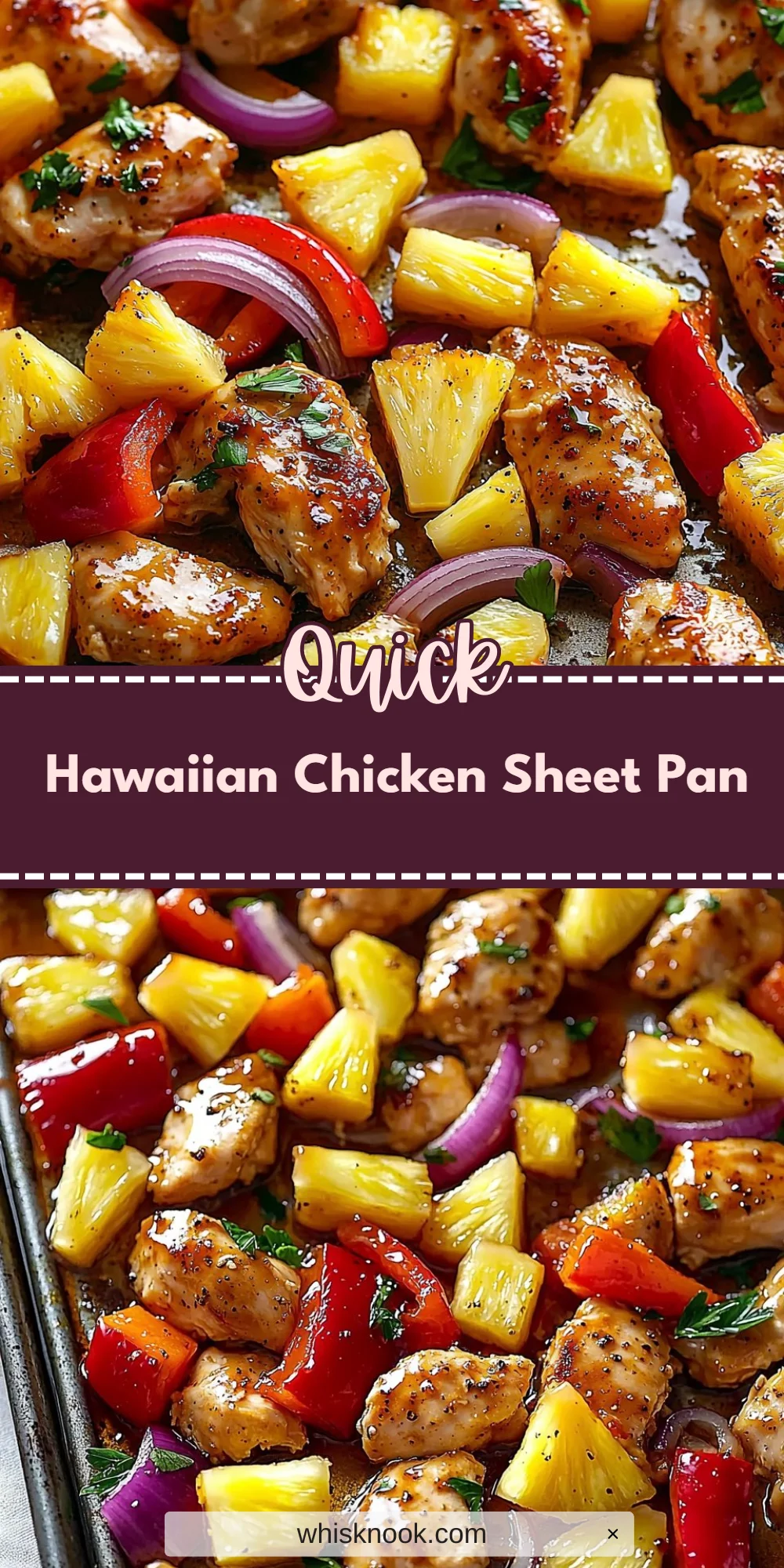Hawaiian Chicken Sheet Pan