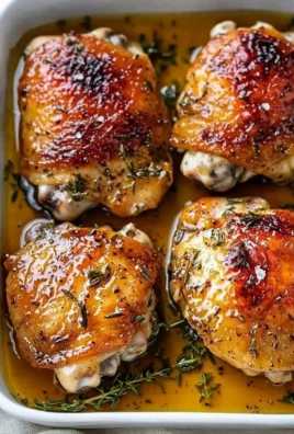 Delicious Herbed Honey Mustard Chicken dish garnished with fresh herbs.