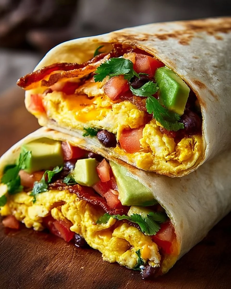 High-Protein Breakfast Burrito
