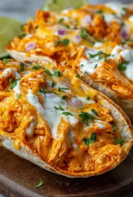 High protein cheesy buffalo chicken dish served in a bowl