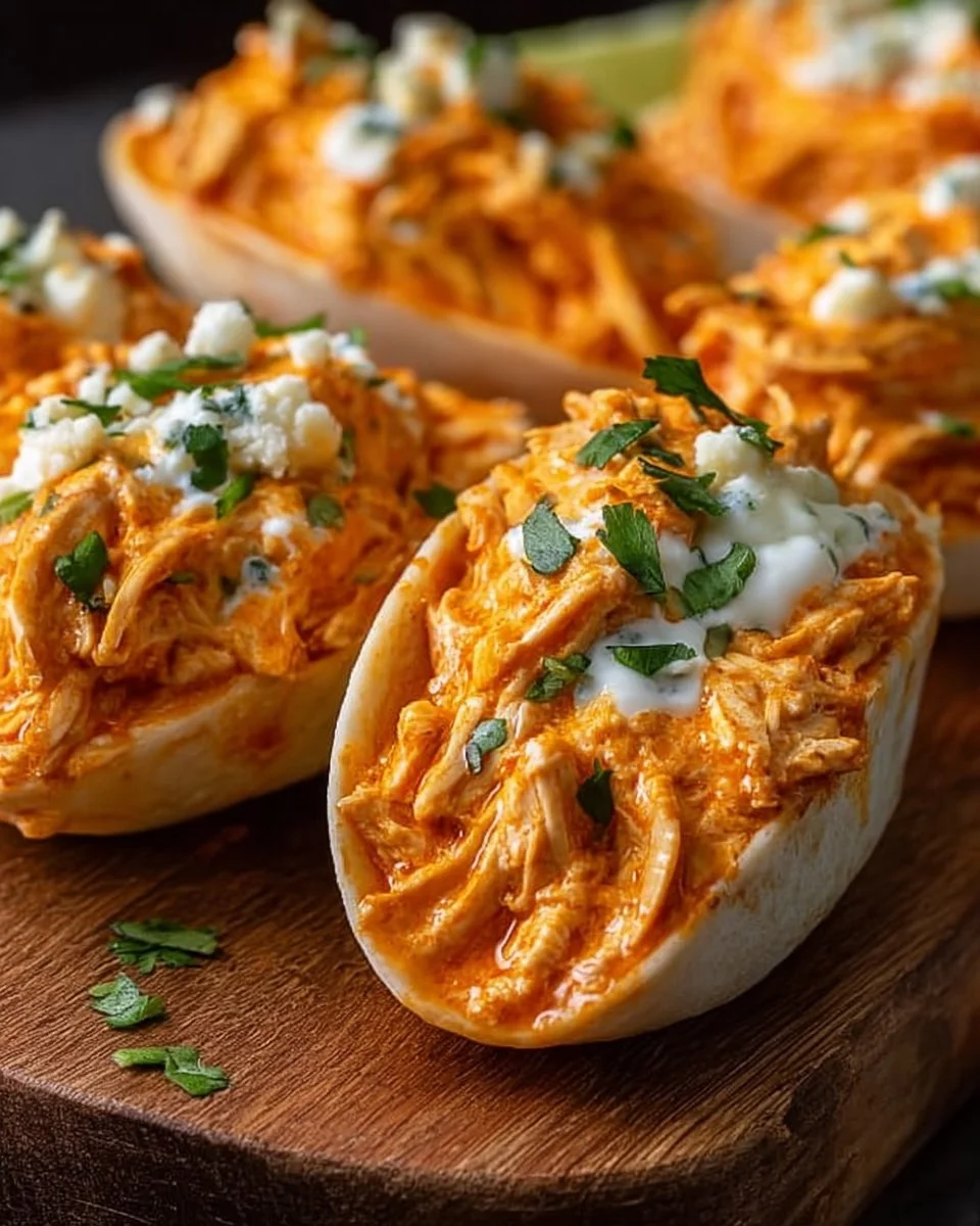 High Protein Cheesy Buffalo Chicken