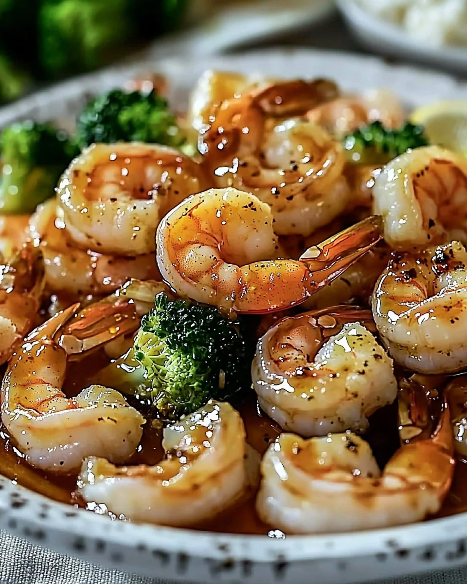 High-Protein Honey Garlic Shrimp