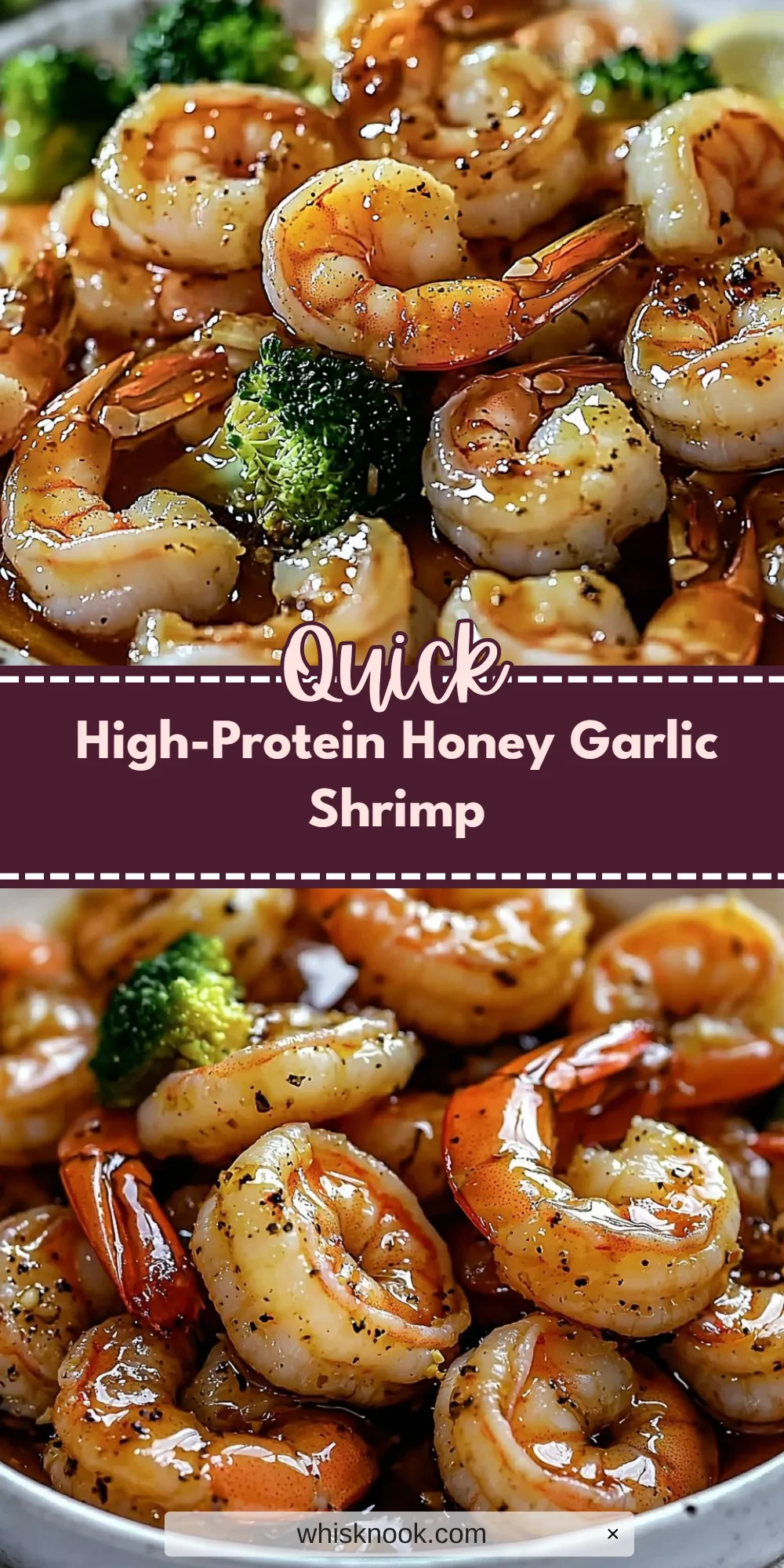 High-Protein Honey Garlic Shrimp