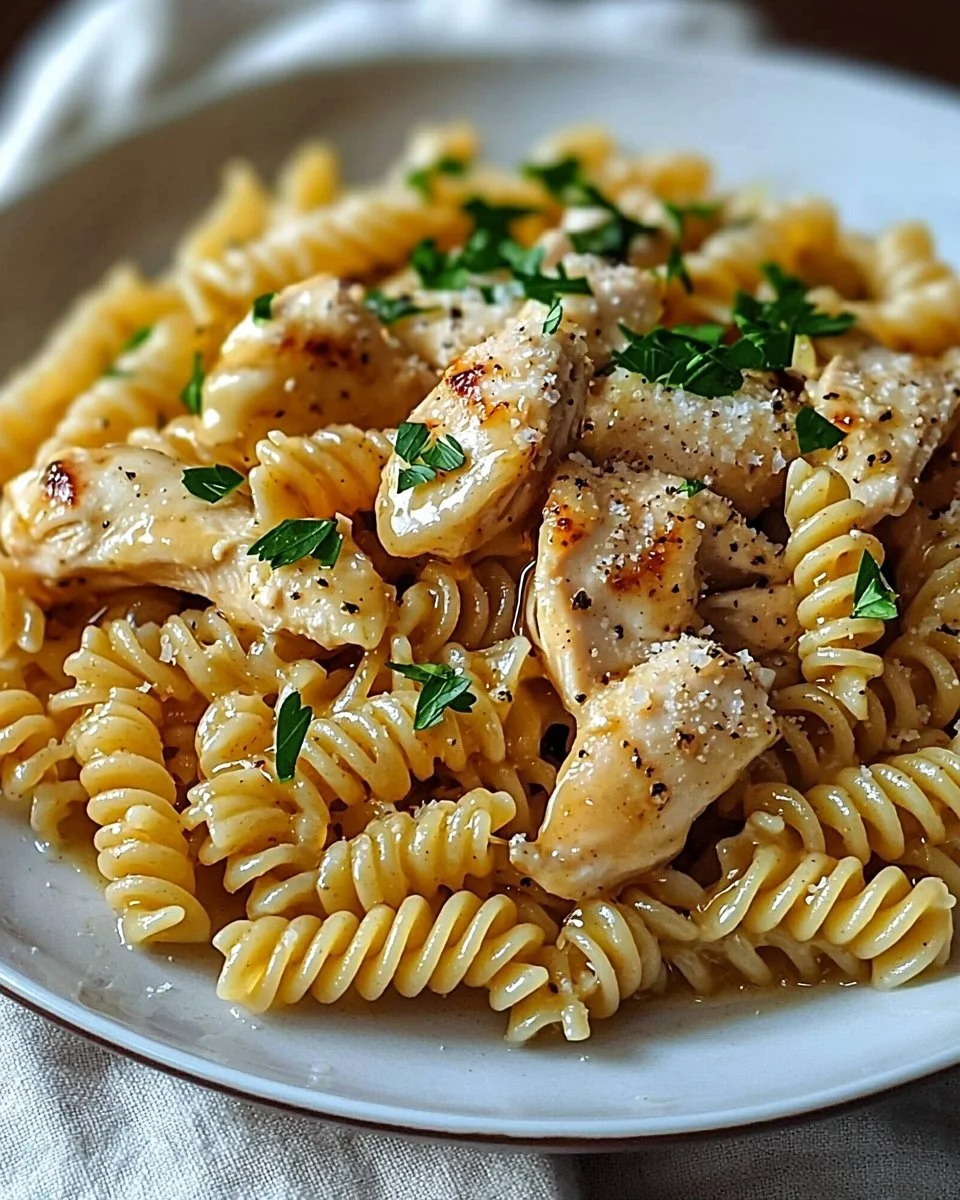 Honey Garlic Chicken Pasta