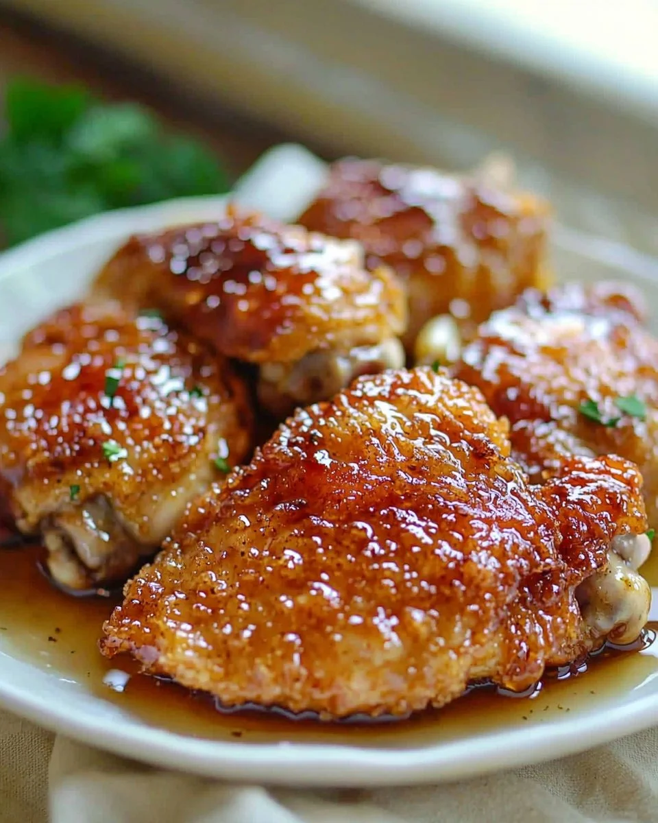 Honey Garlic Crispy Chicken