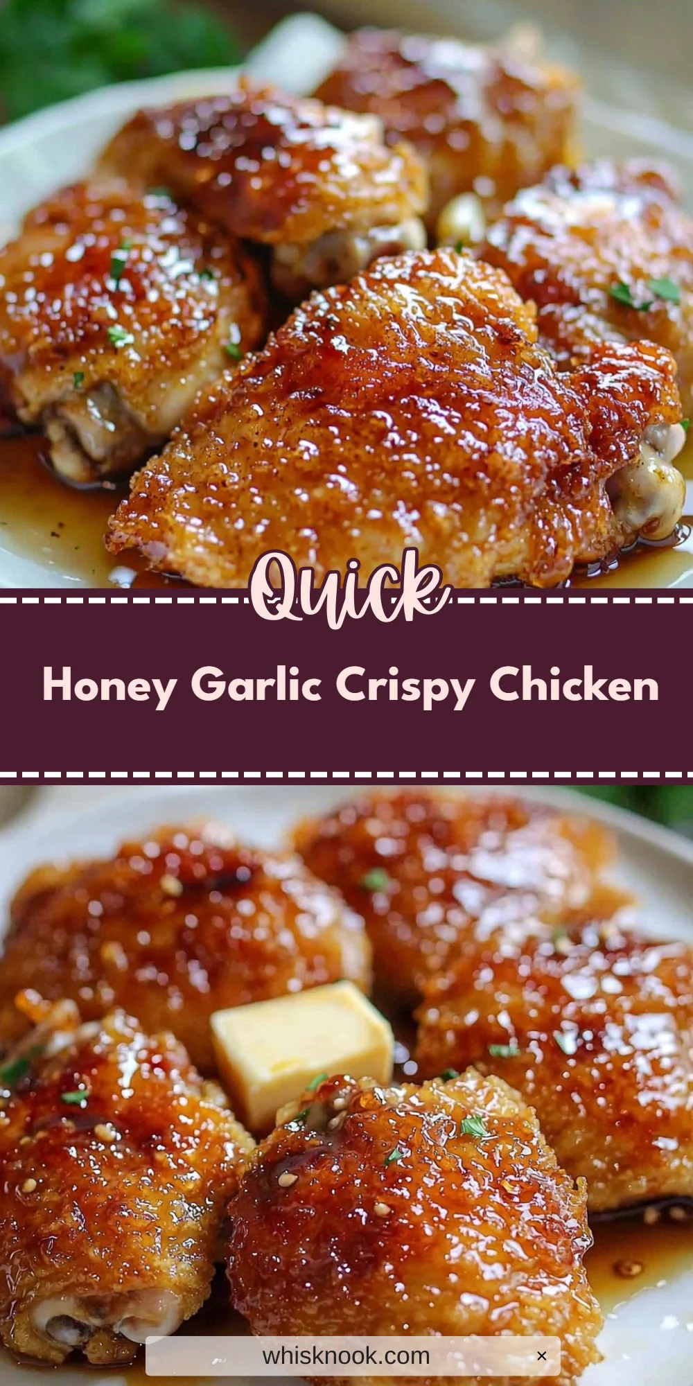 Honey Garlic Crispy Chicken