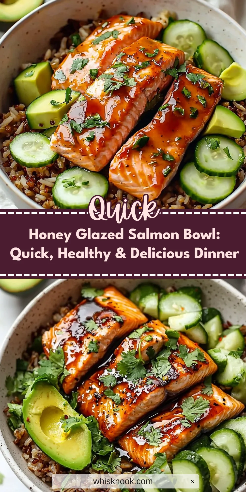 Honey Glazed Salmon Bowl: Quick, Healthy & Delicious Dinner